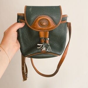 Vintage Green Dooney & Burke Bucket Bag
